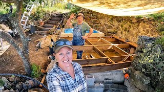 The Deck is Almost Done and It's AMAZING - Off Grid in Portugal