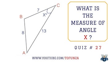Math Puzzles with Answers in 60 seconds - Can you find X° ?