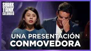 Esta emprendedora hace llorar a Ricardo Leyva | Shark Tank Colombia