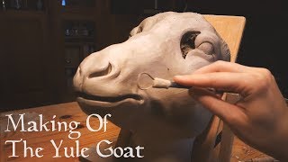 Making of the Yule Goat / Julbocken  Timelapse  Papier maché Mask & Costume
