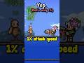How OP is 1% ALL attack speed in Terraria?