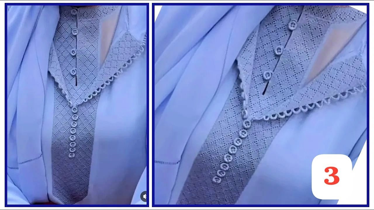 جلابة بالقميص لي لبساتا الاميرة لالة خديجة طريقة ديالا مع جميع التفاصيل كدجي انيقة بزاف 3