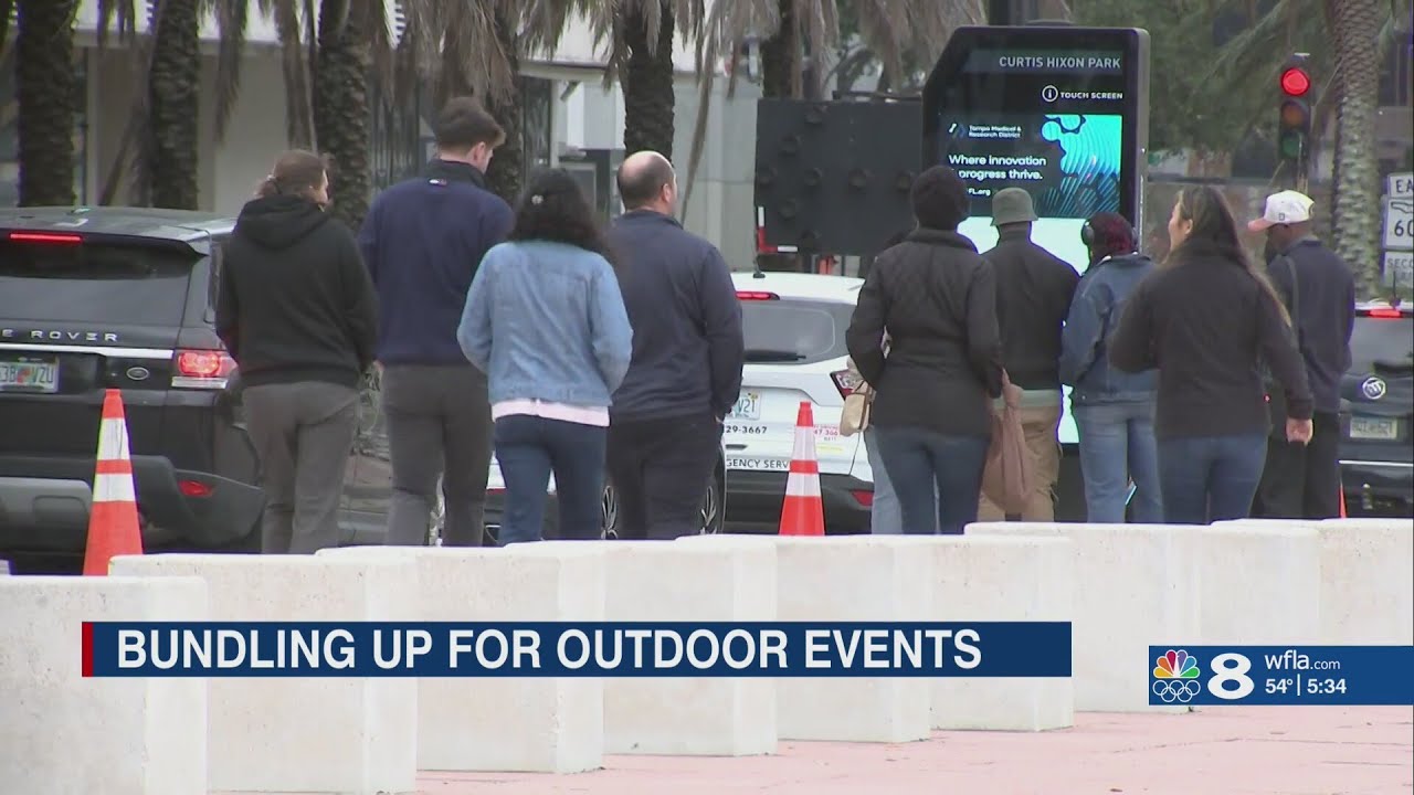 Tampa Bay residents battle the cold as temperatures drop