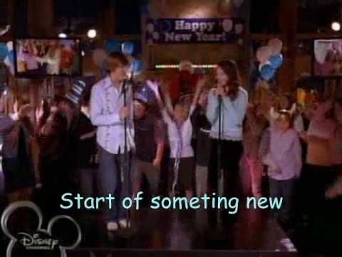 High School Musical-Start Of Something New (Official Karaoke) - YouTube