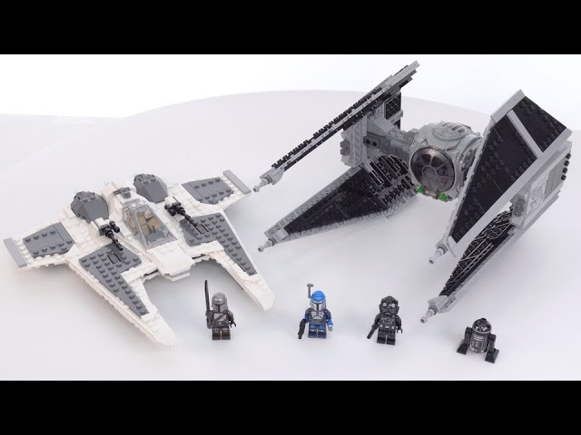 LEGO Star Wars Mandalorian Fang Fighter vs. TIE Interceptor 75348