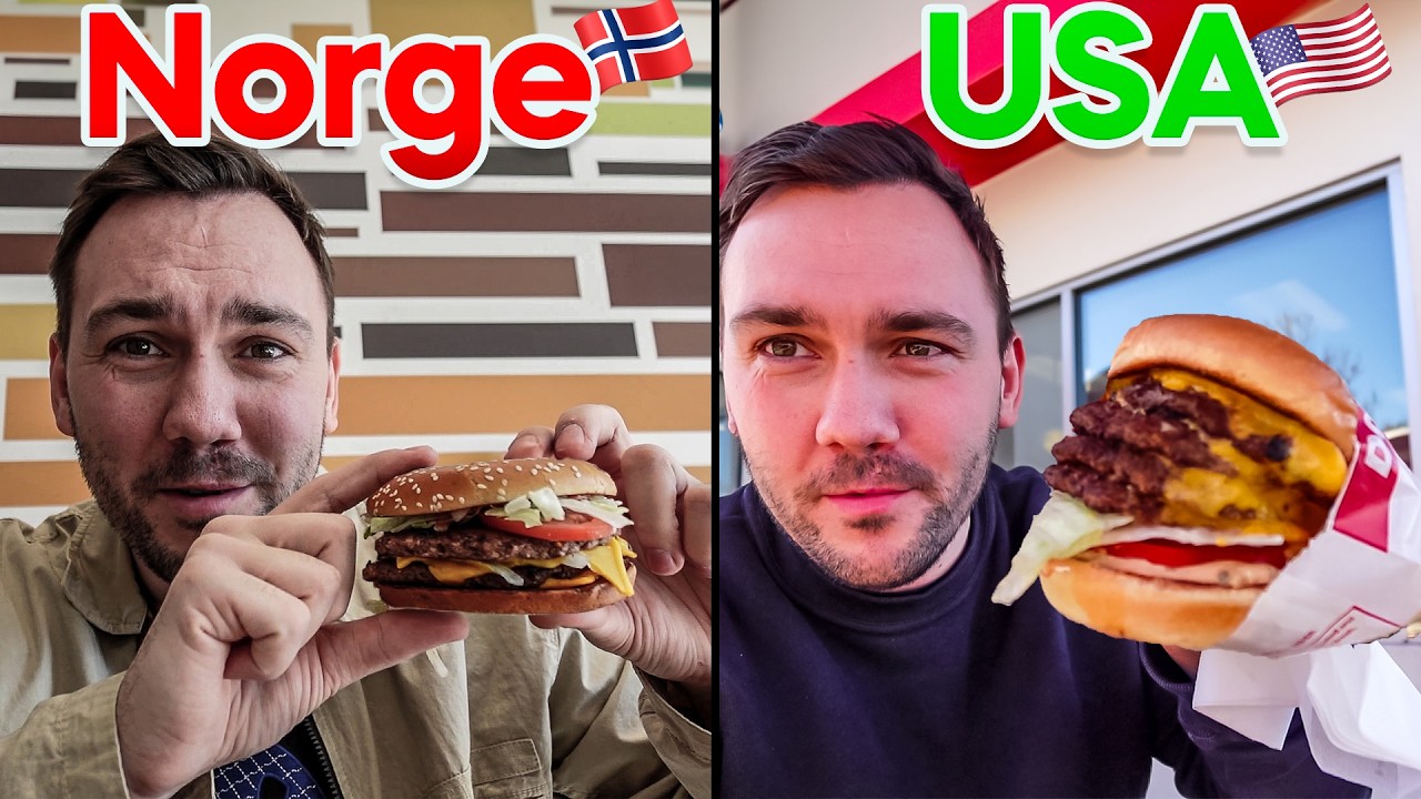Norsk McDonalds VS Amerikansk McDonalds