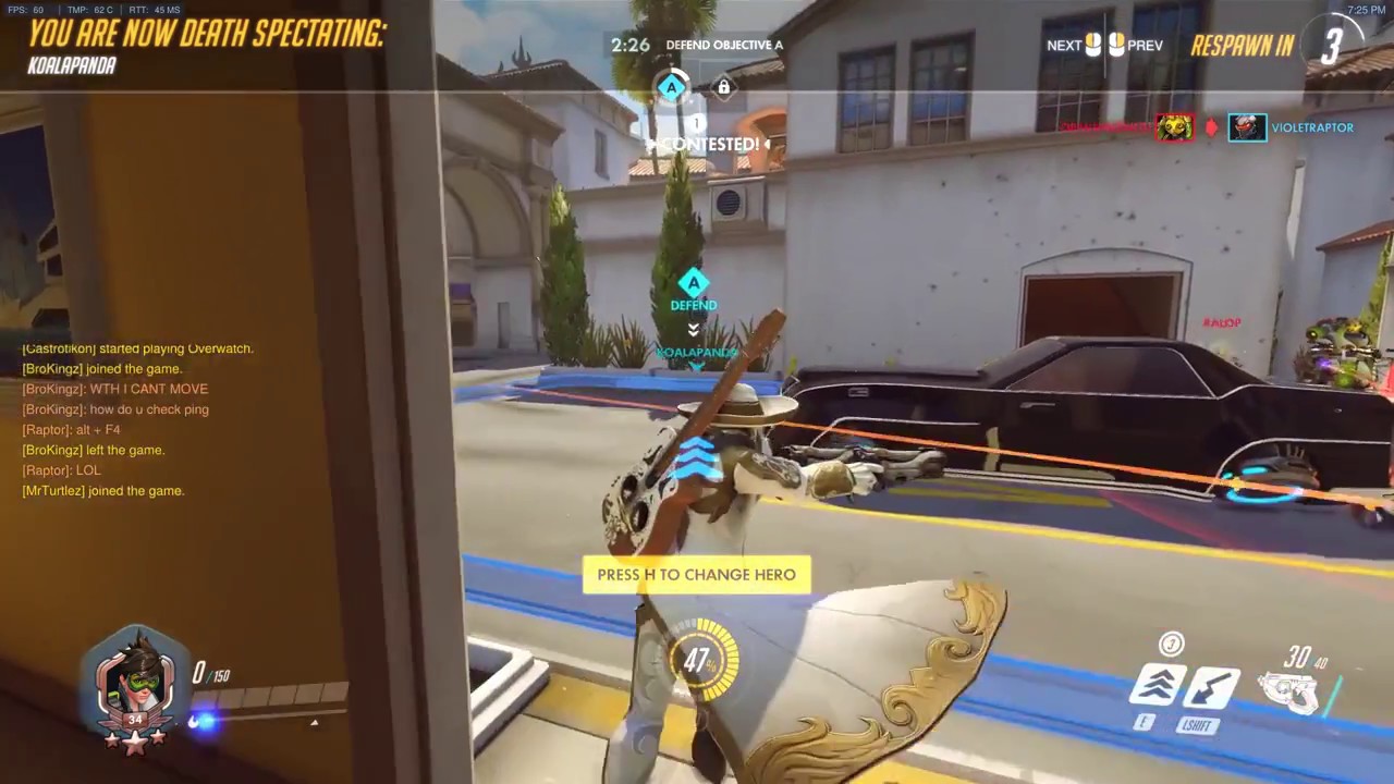Overwatch Raptors Overwatch: Raptor trolls another player... - YouTube