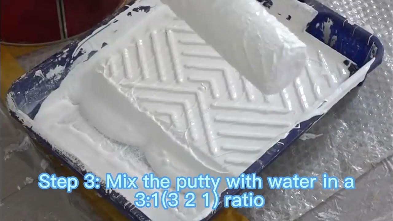 DIY Tutorial How to Apply Putty on Wall Cracks in 5 Easy Steps YouTube
