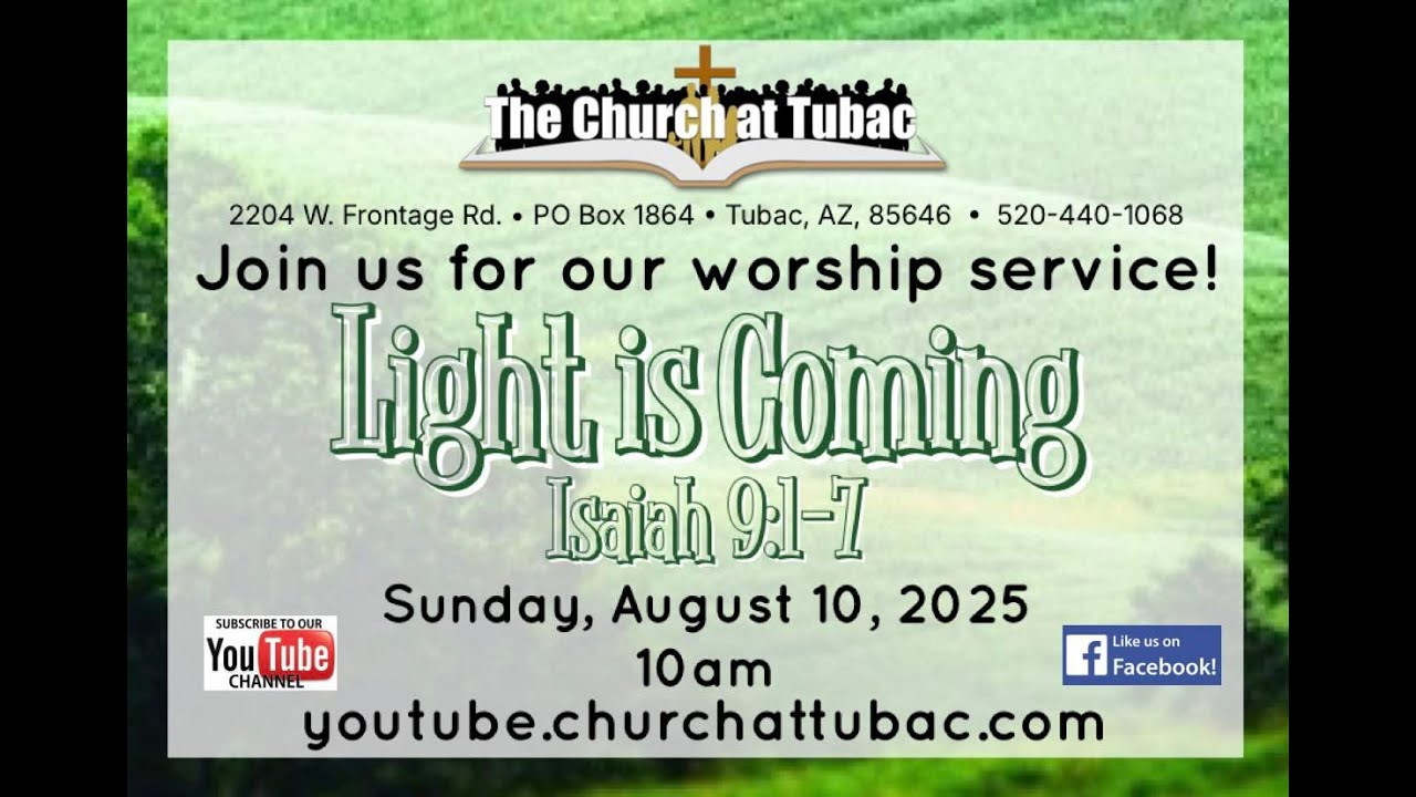 Aug 10, 2025 Service - Light in the Darkness