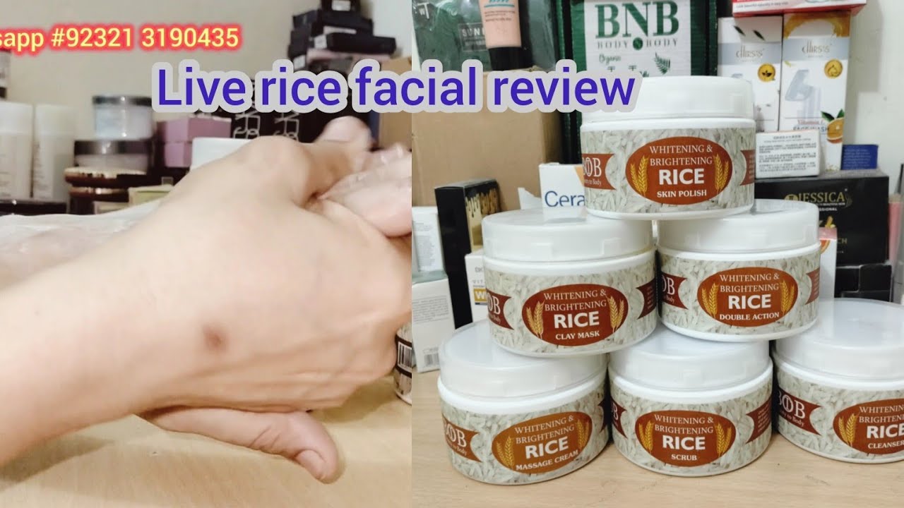 RICE GLOW KIT REVIEW | BTB RICE KIT LIVE DEMO | FACIAL KIT REVIEW @justlookingwao