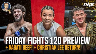 Download Lagu ONE Championship Preview: Friday Fights 120 | Nabati beef | Christian Lee update Download Lagu ONE Championship Preview: Friday Fights 120 | Nabati beef | Christian Lee update