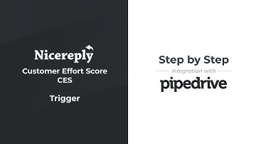 Setting up Nicereply CES trigger in Pipedrive