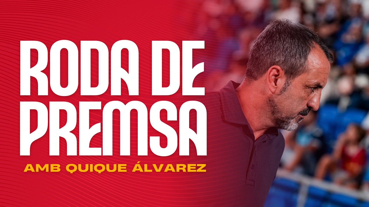 RODA DE PREMSA de QUIQUE ÁLVAREZ després del CD TENERIFE VS GIRONA | GIRONA FC