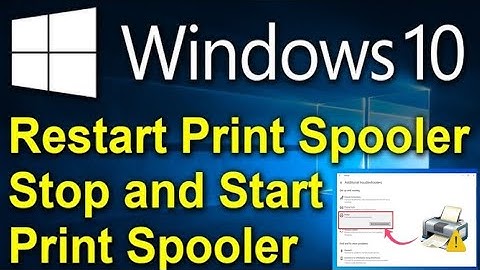 How To Fix Print spooler Service Not Running After Windows 10/11 Update