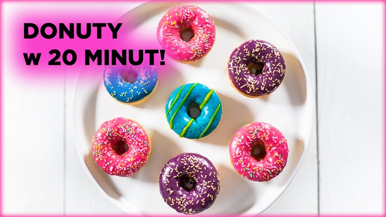 DONUTY z PIEKARNIKA w 20 minut! Bez smażenia | Sugarlady