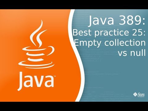 Java Lesson 389: Best Practice 25: Returning Collections to Methods