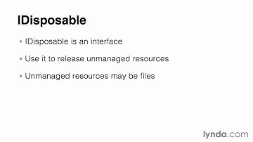 Introducing IDisposable  C# programming