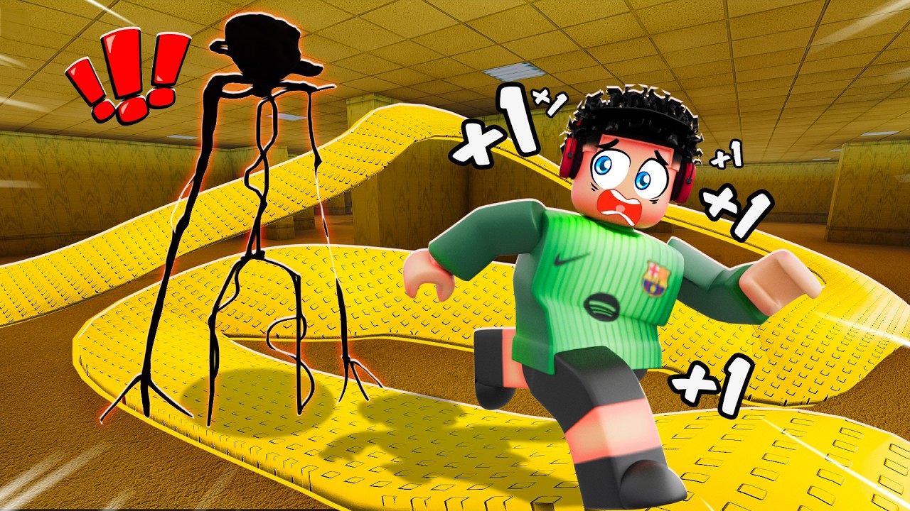 I ESCAPED the BACKROOMS  In +1 Speed Backroom Escape Roblox!