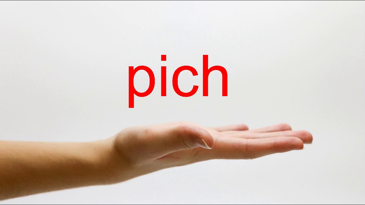 How to Pronounce pich American English YouTube