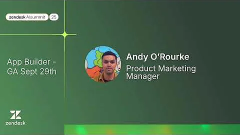 App Builder: Create AI-powered apps without code | Zendesk Product Spotlight