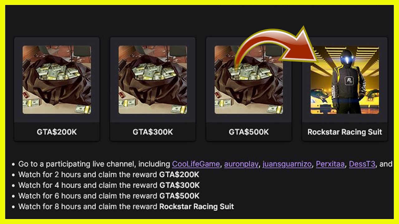 How To Get GTA Online Twitch Drops Special Rewards 1 000 000 Cash 