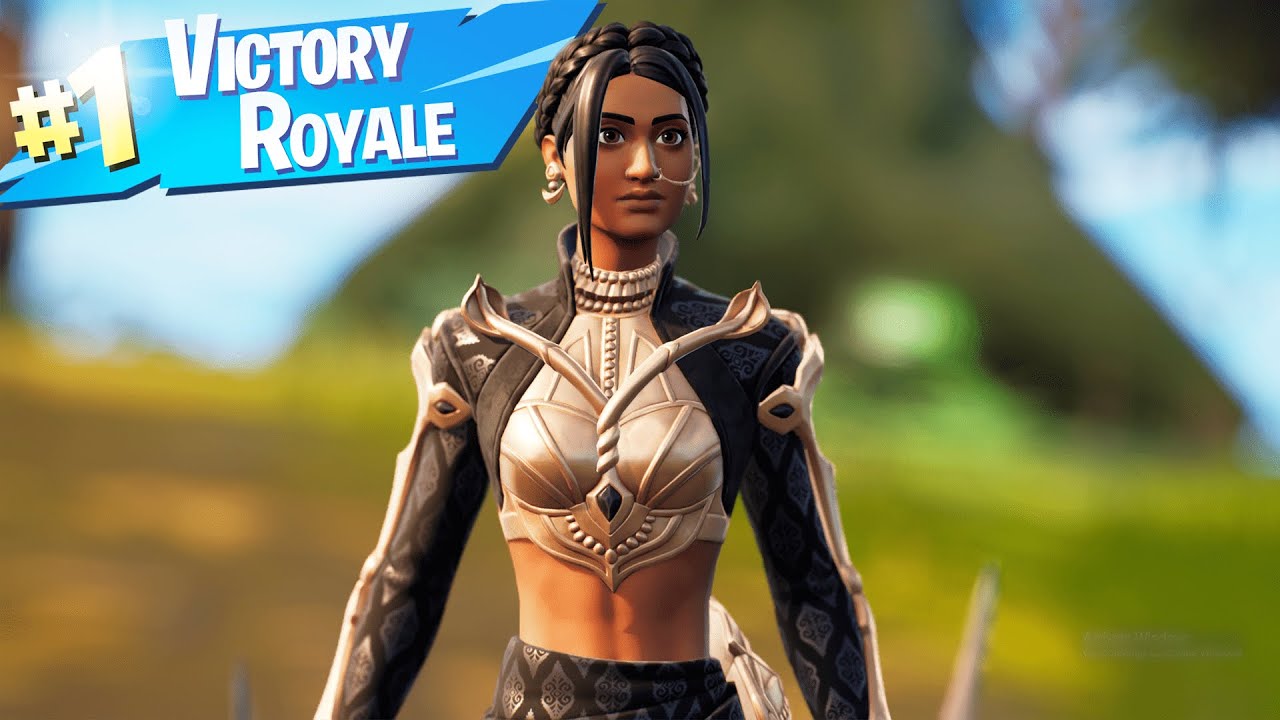 SHANTA SKIN GAMEPLAY / Solo Victory Royale w/ HANDCAM (Fortnite Chapter 3 Battlepass)
