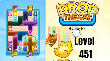 Drop The Cat Level 451 Walkthrough Solution 