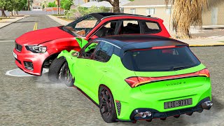 Crossroad Car Crashes Compilation #73 - BeamNG.Drive screenshot 3