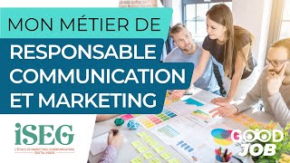 Découvre le métier de responsable marketing et communication #orientation