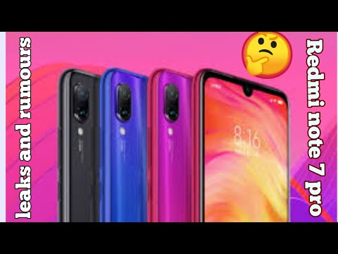 Redmi note 7 pro leaks and rumours Hindi