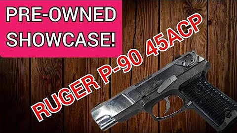 RUGER P90 Single Stack 45acp Pistol