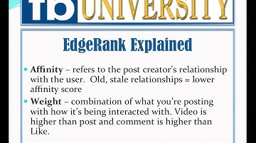 Facebook EdgeRank Explained:  Understanding Facebook
