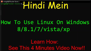 How To Use Linux in Windows 7 | How To Download Cygwin | In Hindi |