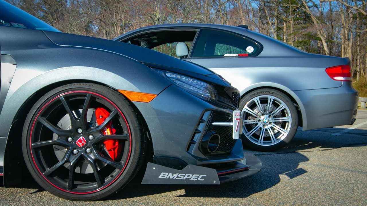 spring-therapy-drive-civic-type-r-aero-and-e92-m3-tires-youtube