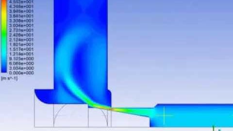 Flow through the orifice of a needle valve
