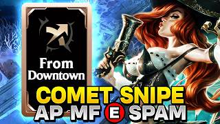 AP Burn E and Comet Spam From Downtown Miss Fortune build | League ARAM Mayhem Gameplay