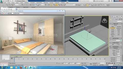 Tutorial on Modeling texturing and lighting an interior in 3dsmax using Vray ( Part 1)