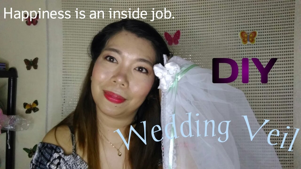 How to DIY Wedding Veil Tutorial YouTube