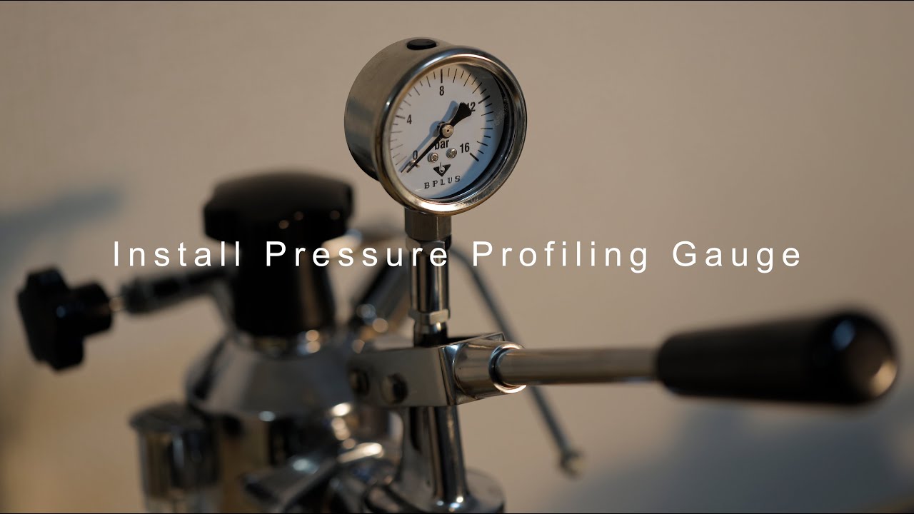 B PLUS】抽出圧力計を La Pavoni に組み込んで抽出の幅を広げる【ネジ