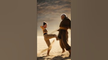 AI kung fu master vs beautiful girl #kungfu #shorts #fight