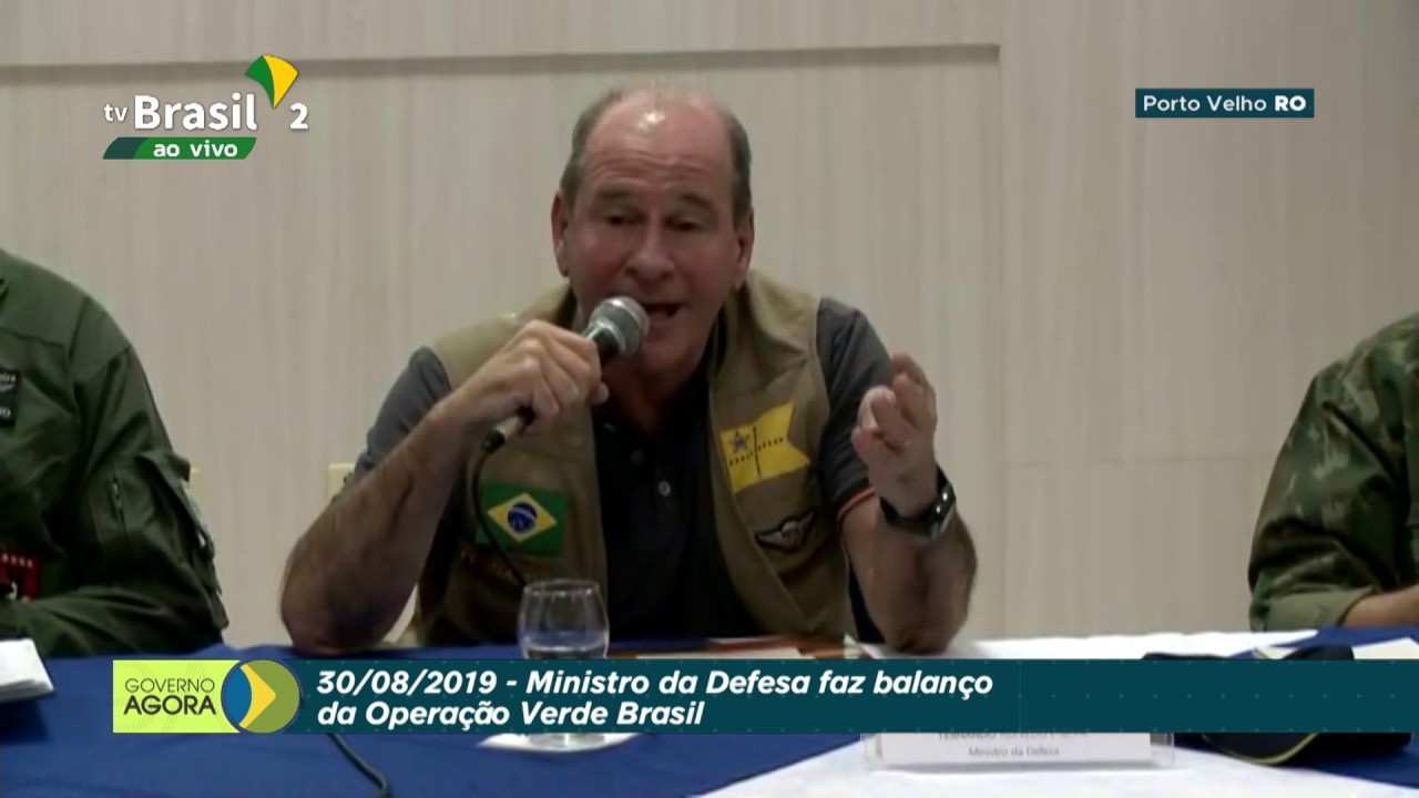 presidência candidatos Coletiva de Imprensa sobre a atualização da Operação Verde Brasil