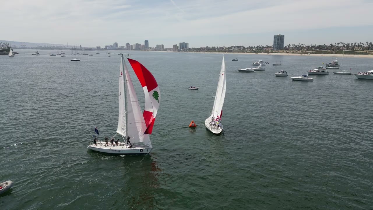 2023 Congressional Cup   Petit Final Match 1   Egnot Johnson v Williams leeward gate
