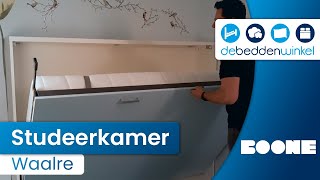 Space saving wall bed by Boone! Mounted by De Beddenwinkel in The Netherlands!