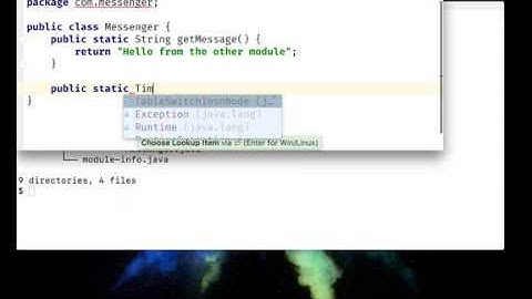 Java 9 - Module System - Transitive dependencies