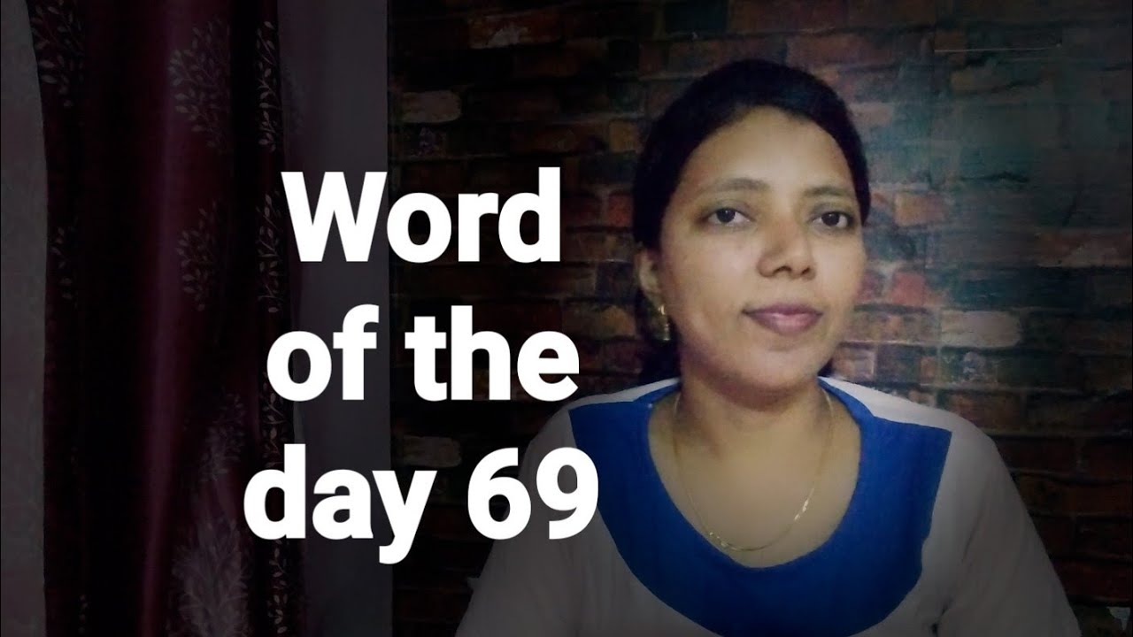 WORD OF THE DAY 69 | Spoken English through Tamil - YouTube
