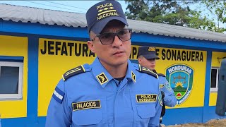 Subcomisario Palacios da declaraciones referente a la detencion del periodista Yesking Mairena