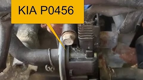 How To Fix a KIA P0456 Code: Evaporative Emission Control System Leak Detected (very small leak)