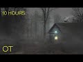 Spooky Stormy Night in Leńce | Soothing Thunder & Rain Sounds For Sleeping | Relaxation| Studying