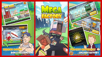 Mega Factory -idle game, money clicker, click game - Gameplay Trailer (iOS - Android)
