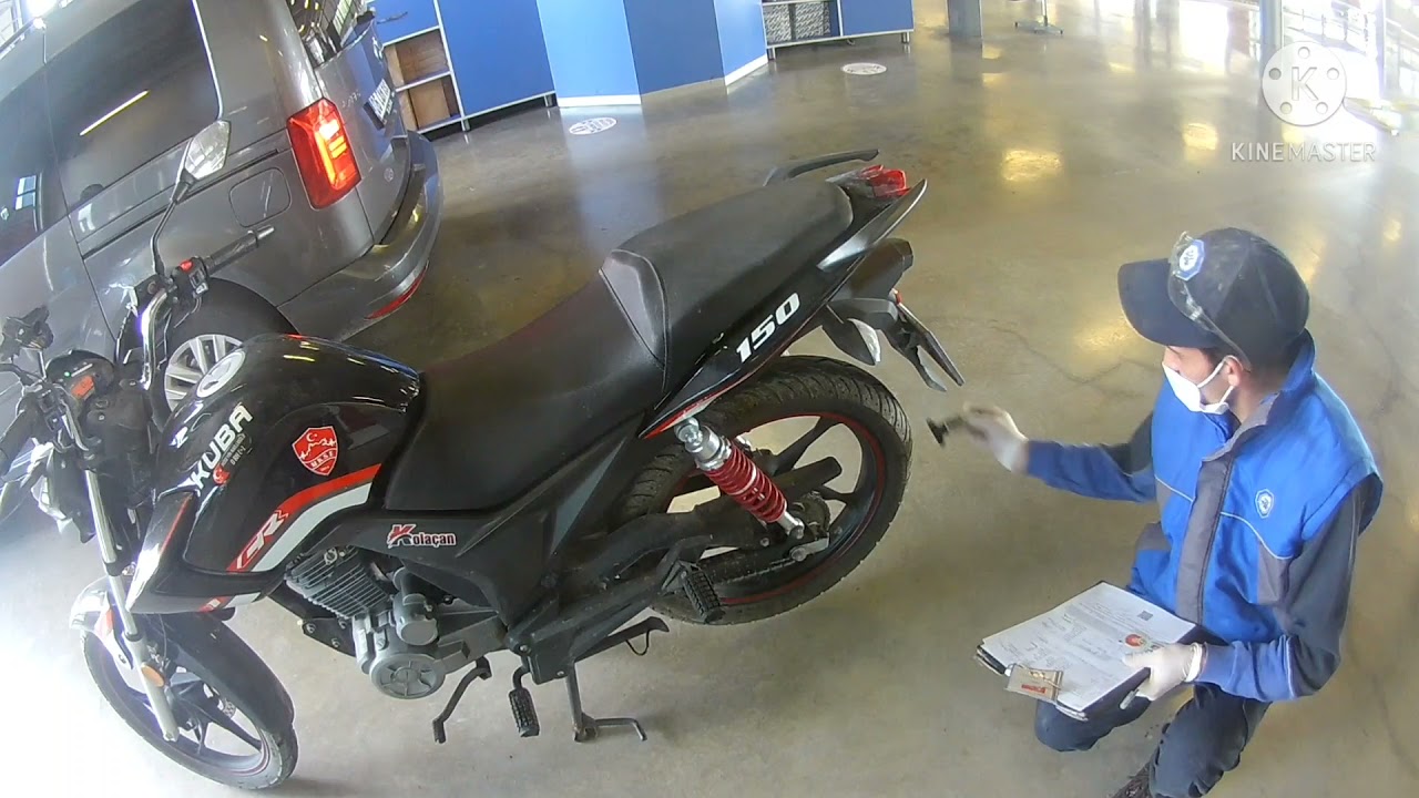 Kuba Cr1 | Motosiklet ilk muayene | TÜVTÜRK  #motovlog #kubacr1